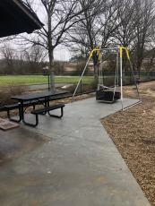 Jerry Payne • Submitted A new wheelchair swing awaits a child who, until now, has been limited at the playground.