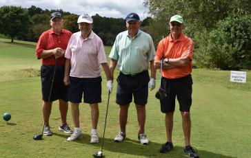Teams and sponsors make up a winning combination at the 2020 Bethel-Guidry Golf Tournament, from left, Mike Cook, Dick Welton, Ed Moore and Jim Ackerly.