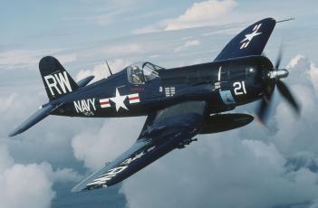 The unusual wing pattern is one of the most unique things about the F4U Corsair.