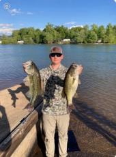 Luke Barrett took first and the big fish with a 3.86 pound spotted bass.