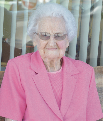 Progress photo by Becky Long Clay County native Ruth Lillian Ford Penland relaxes during a 2018 visit to the Progress newspaper o ce on her 100th birthday. This year Penland is celebrating her 102nd birthday on June 19 at her home in Swannanoa with her family conducting a walk-by celebration.