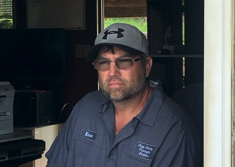 Lorrie Ross • Clay County Progress Clay County Transfer Station Director Kevin Shaheen has worked at the transfer station for almost 11 years. He has been director for four years.