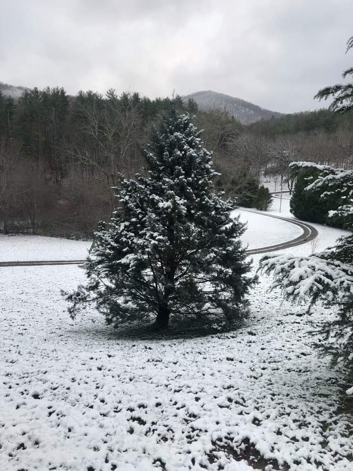 Jerilyn Moroney sent in this photo showing how snow accumulated deeper in higher elevations while portions of the county only received a dusting of snow. Clay County residents on Monday and Tuesday woke up to frigid temperatures, but temps are supposed rise the rest of the week.
