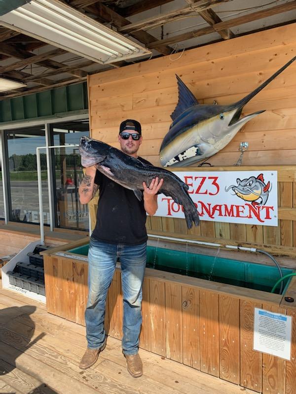 Taner Randolph hit the record books on July 17 with this monster channel cat.