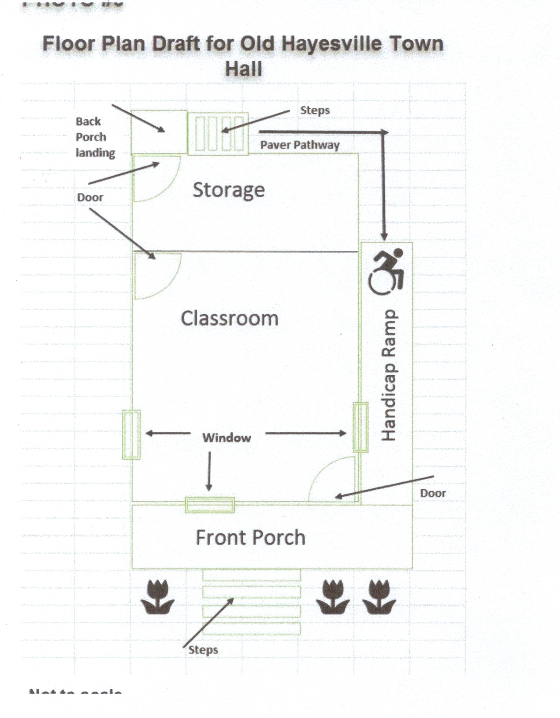 The new floor plan for the renovation of Old Town Hall.