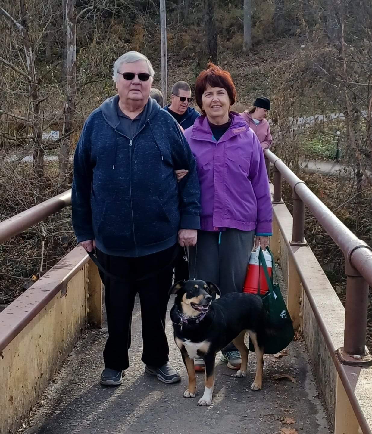 Ginny and Jim Boettcher of Hiawassee rescued Nera after she was rescued by the Human Society in Blairsville.
