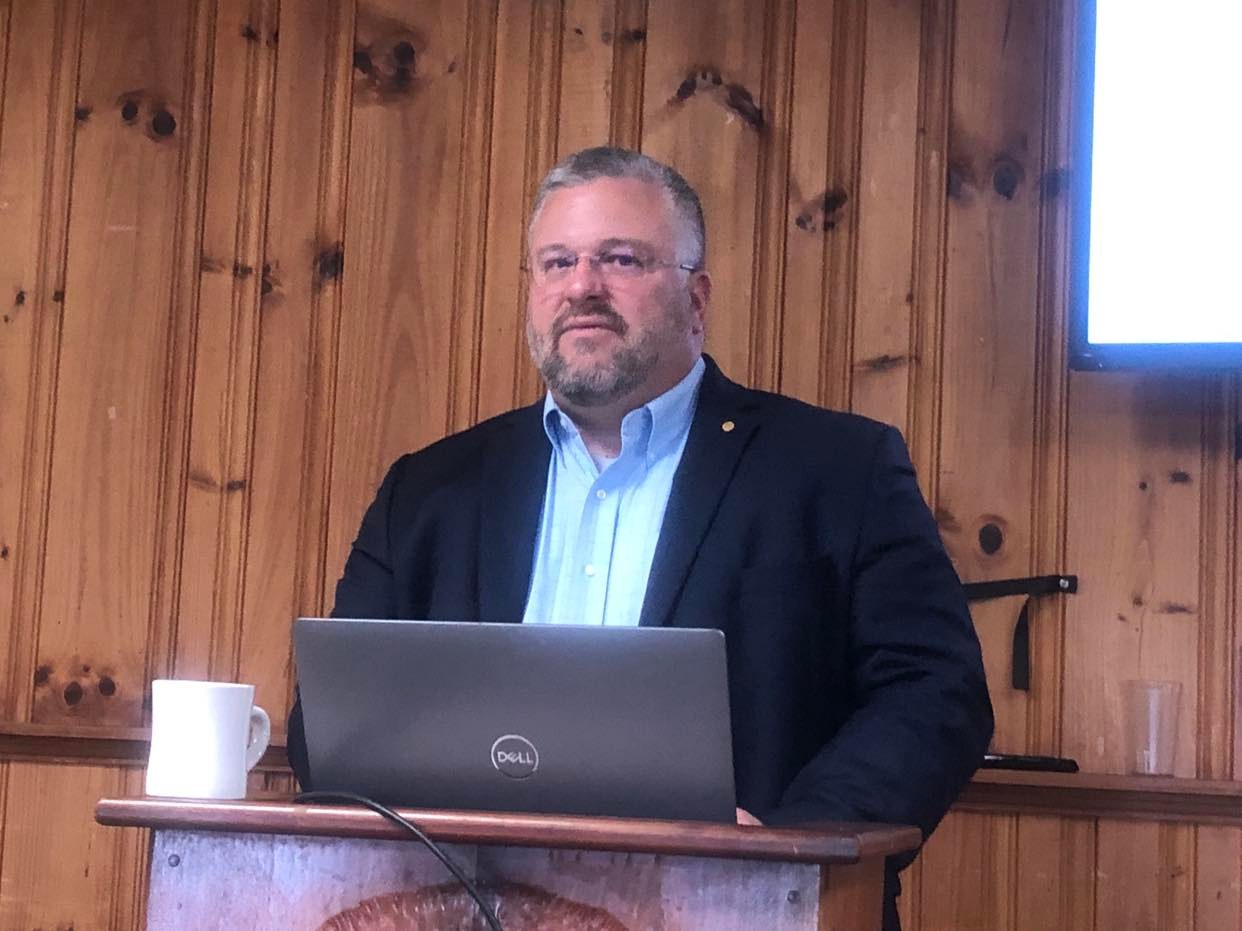 Lorrie Ross• Clay County Progress BRMEMC Director of Administrative Services and External Affairs, Erik Brinke explained broadband plans of BRMEMC.