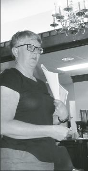 Lorraine Bennett • Progress Project Manager Kristy Carter has been working to help Hayesville develop plans for bike and pedestrian trails. The town is doing a lot already, Carter said. 