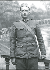 William Leonard Hall, a descendant of Absalom Hooper, served as a private in the United States Army in World War I. 