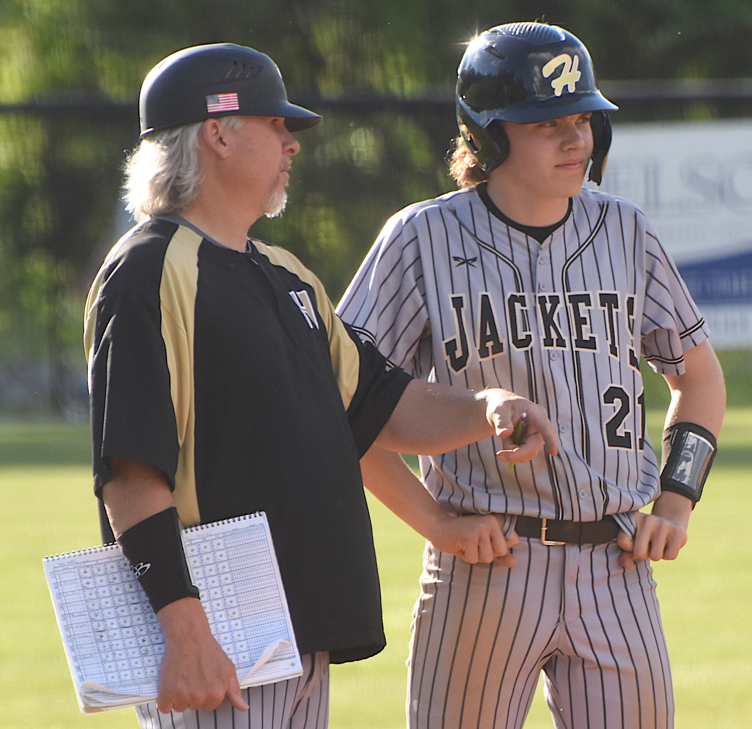 Gary Corsair • Clay County Progress Jackson Sellers shared Pitcher of the Year honors and Coach Joe Jack Sellers received the Coach of the Year award.