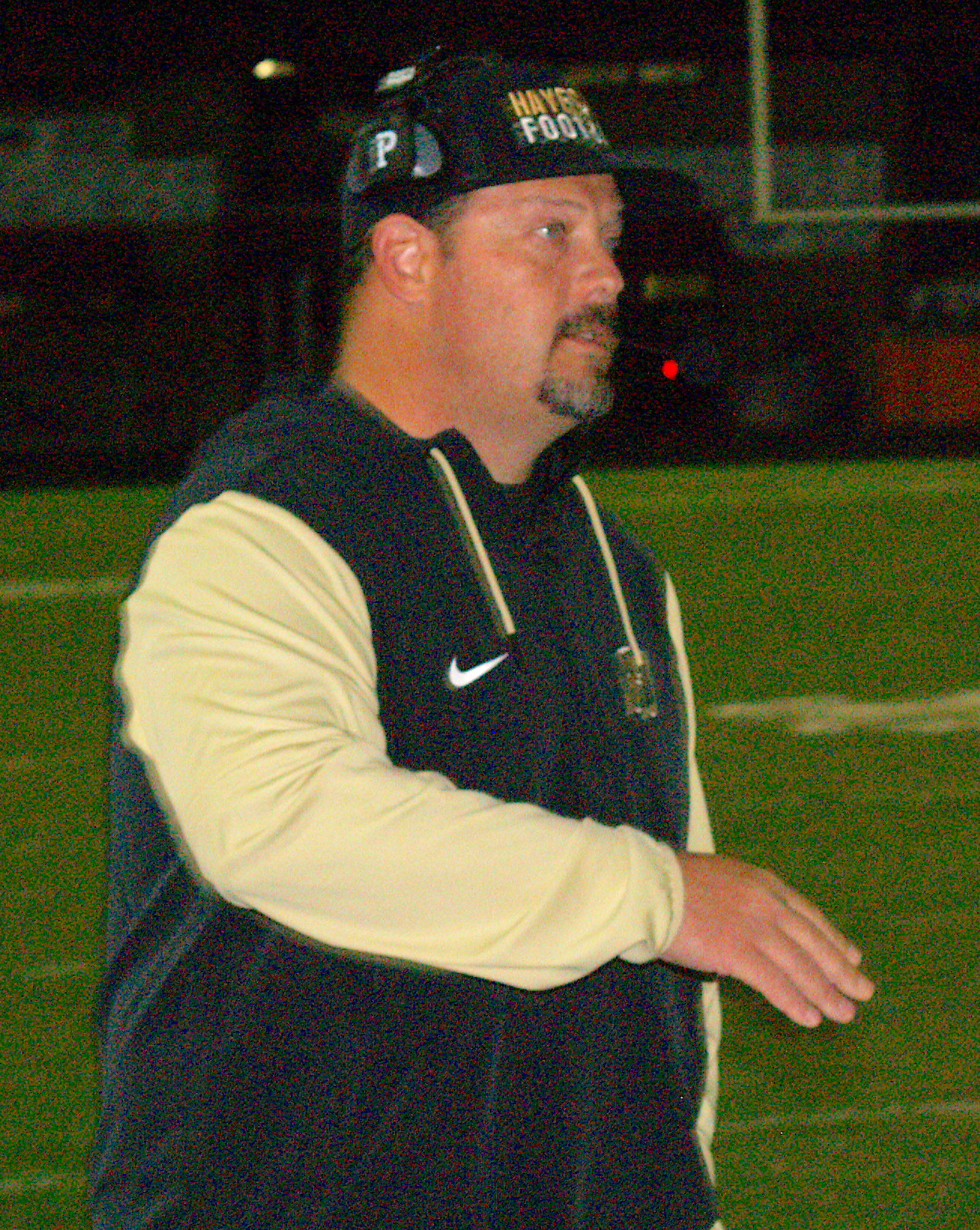 Gary Corsair • Clay County Progress Hayesville Coach Chad McClure considers his options.