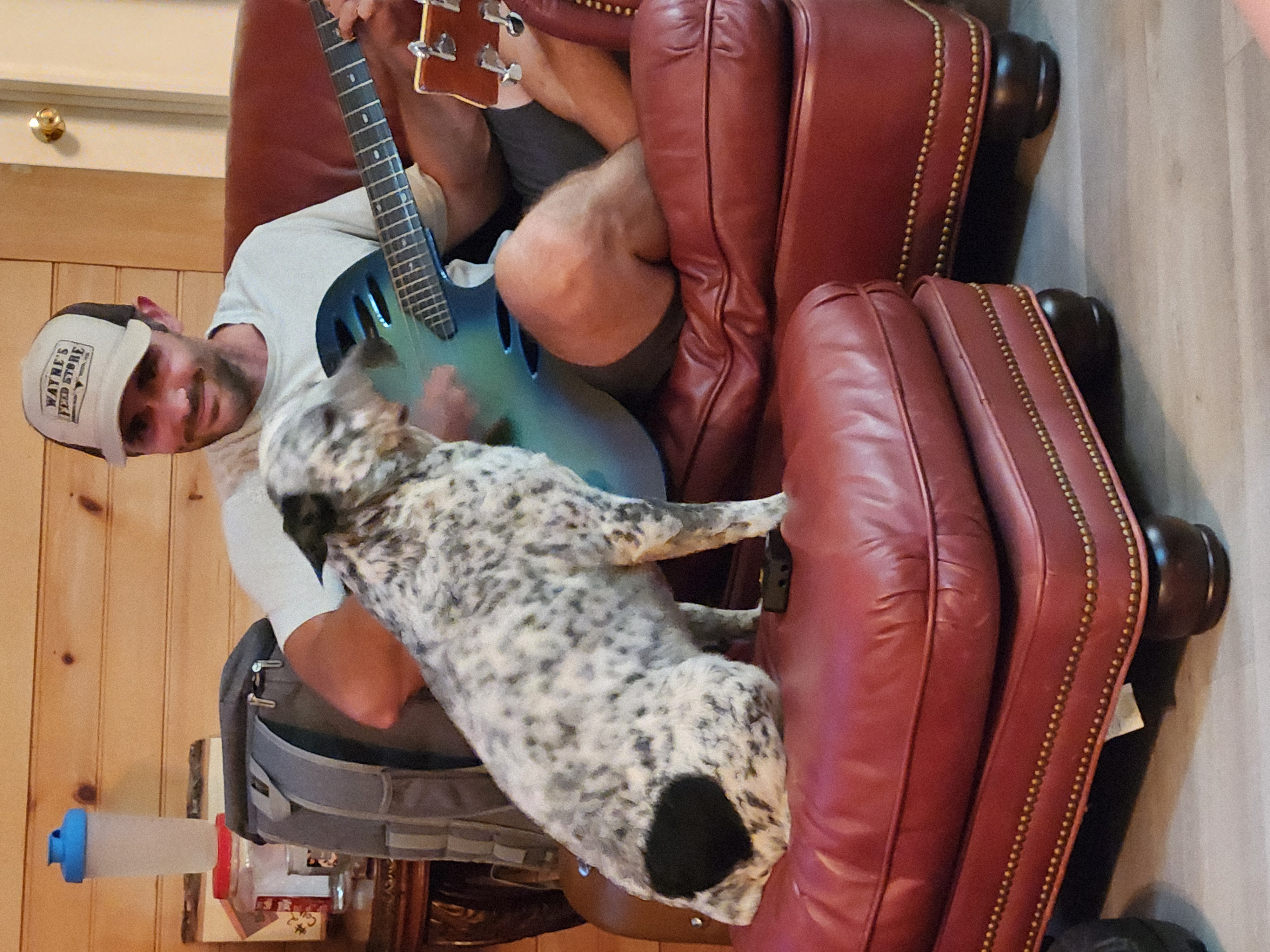 Ray Swanson and his dog, “Clyde.”