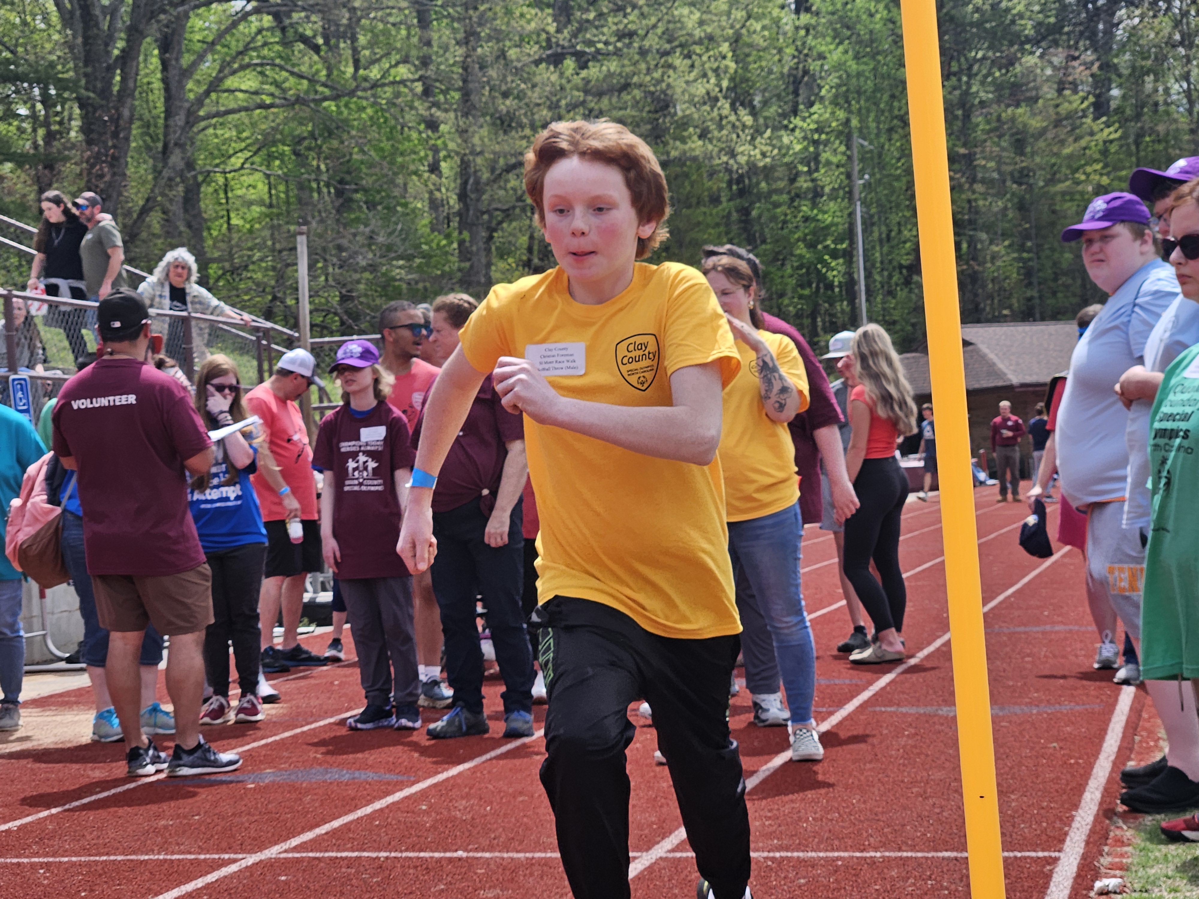 Christian Foreman is among the athletes representing Clay County in Special Olympics