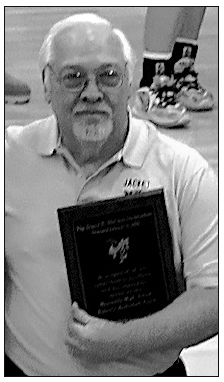 Darryl McClure during the gymnasium dedication in his honor.