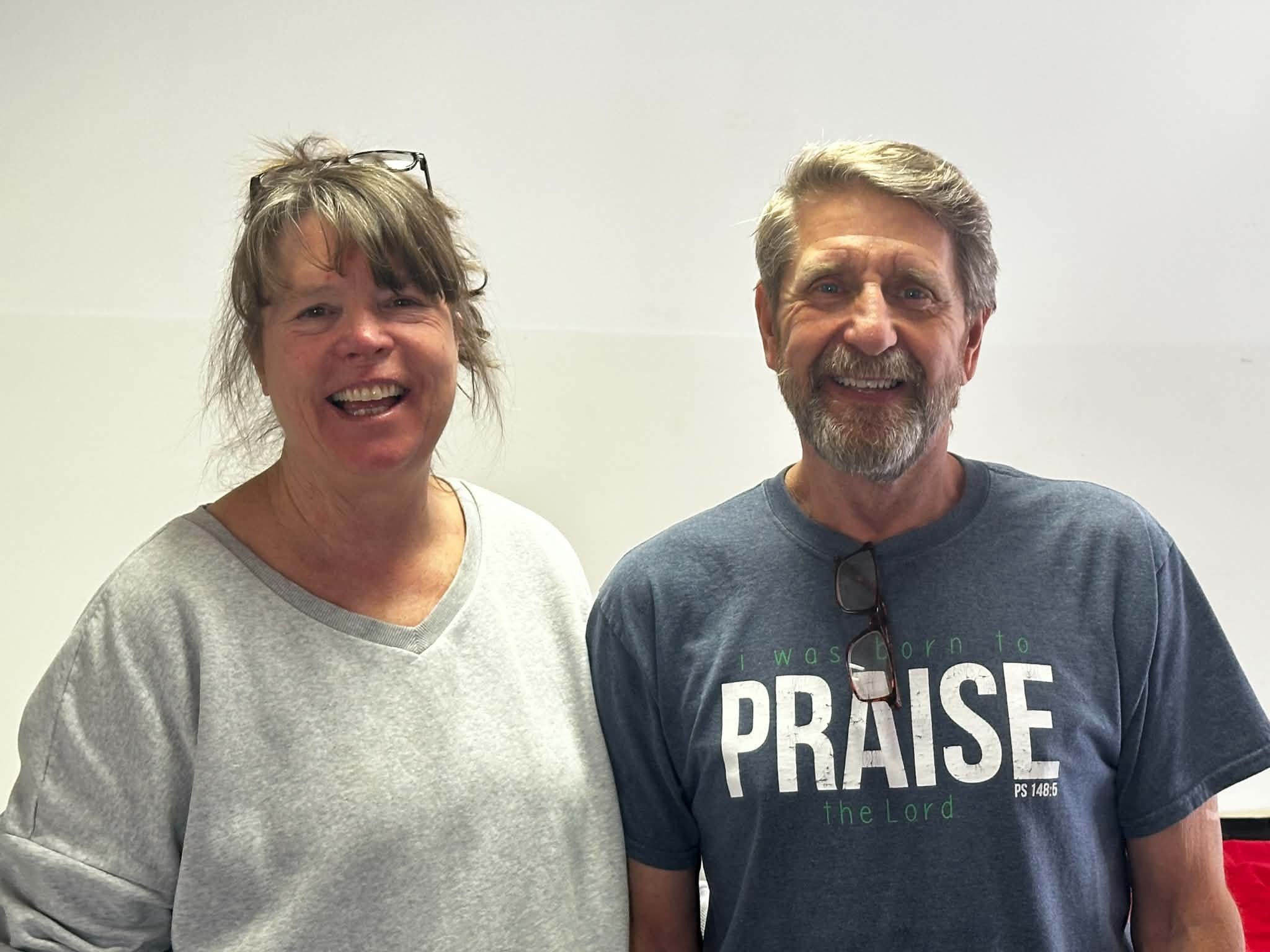 Lorrie Ross • Clay County Progress Lori and Michael Allen moved to Clay County in 2015, and started the Community Clothing Ministry in early 2018. Even though they are volunteers, the ministry has become like a part-time job. He is a pastor, who has served as needed at several churches in Clay and Cherokee County, as well as Hiawasee. He currently pastors Bellview Church in Murphy. Lori is a degreed educator who has taught in Florida, Georgia, and North Carolina, primarily at Christian schools. She teaches 