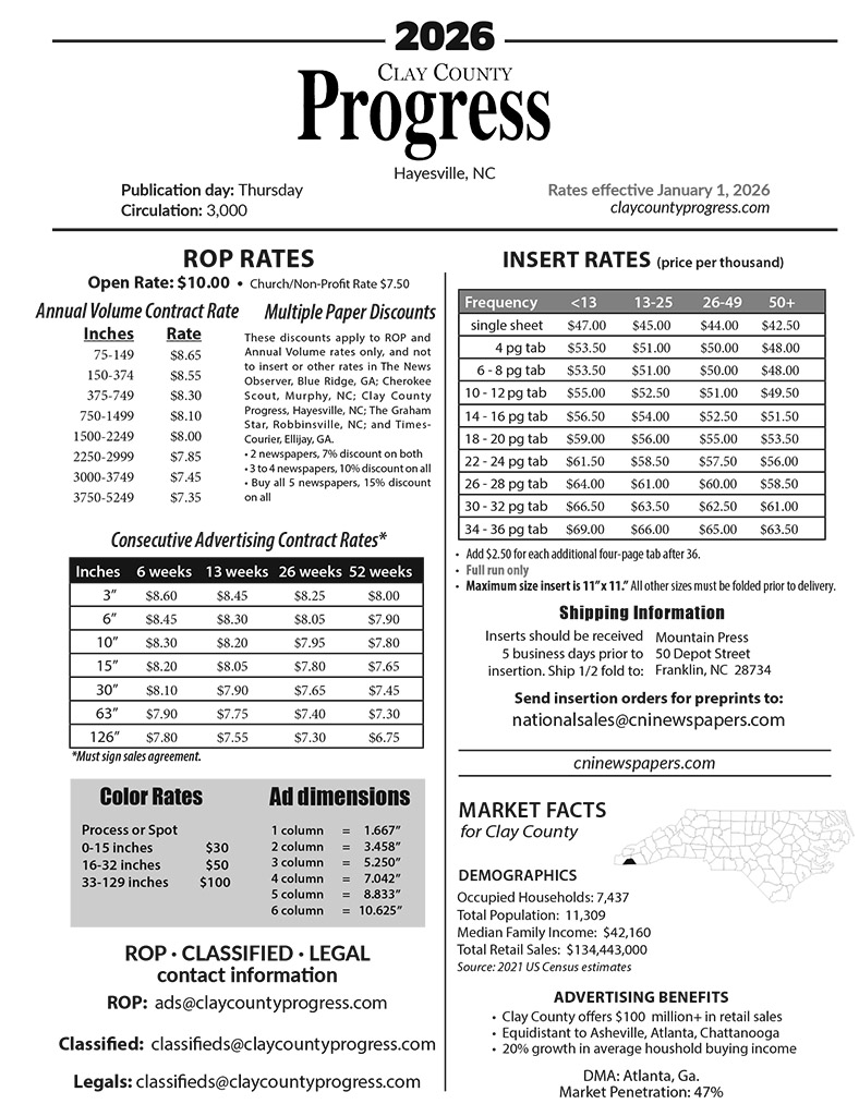 Rate Card