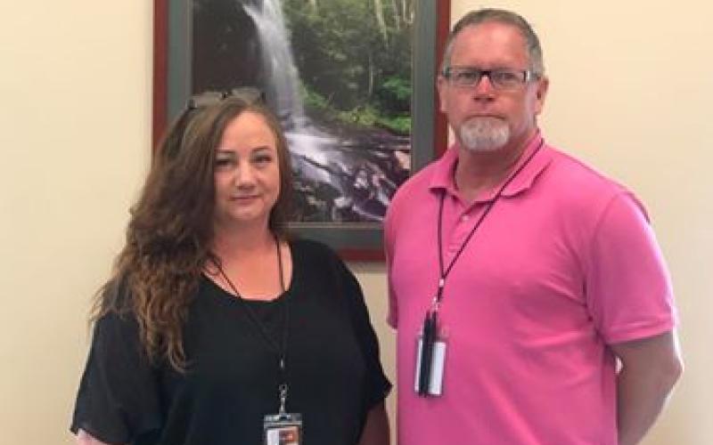 Lisa Johnson and Jim Branscum work to protect county’s elders.