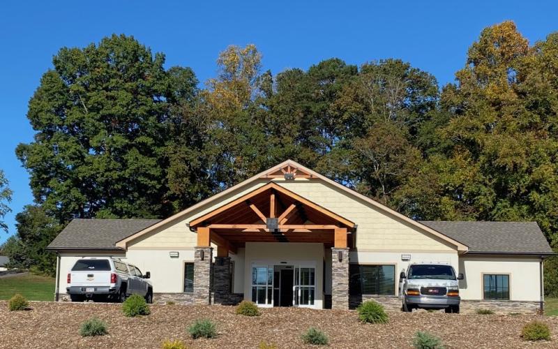 (Brittany Sullivan • Clay County Progress) An early December opening is planned for Union General Orthopedics at Hayesville. The $2 million state of the art medical building had initially been designated for the relocation of Hayesville Family Practice which will now remain in its Moore’s Plaza offices.