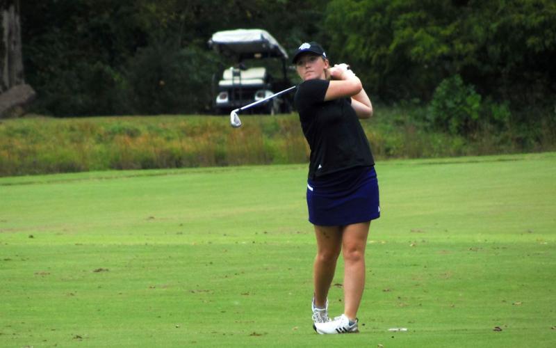 Michael MacEahern • Photo submitted Peyton Rich takes a swing in Tuesday’s Full Moon Invitational