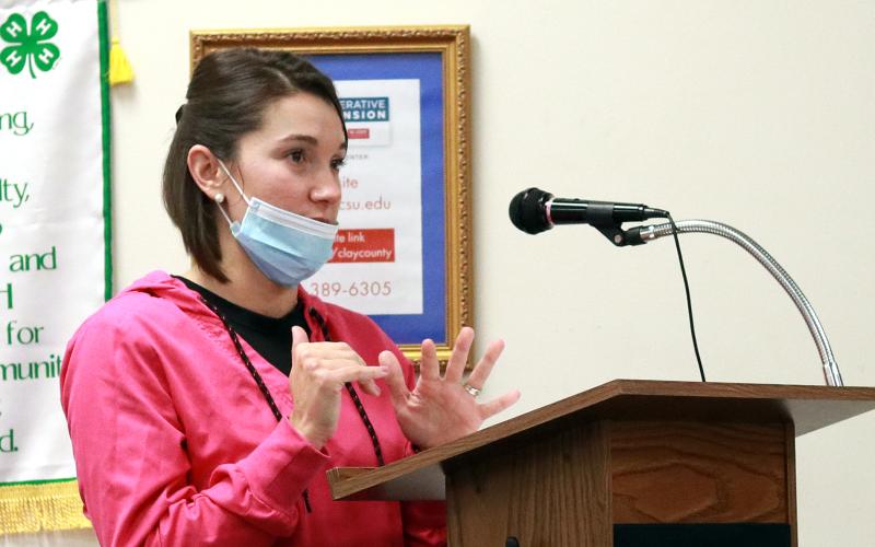 Public Health Nursing Supervisor Clarissa Rogers explains COVID numbers.