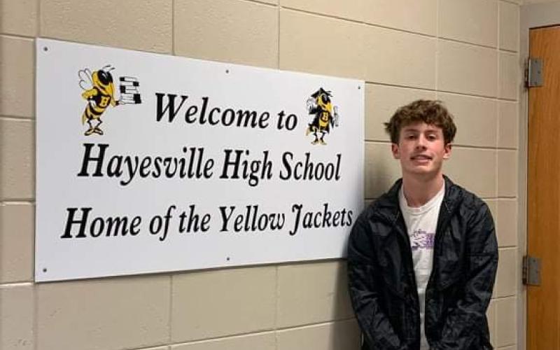 Landon Hughes will be a center point for the HHS cross country teams for years to come.