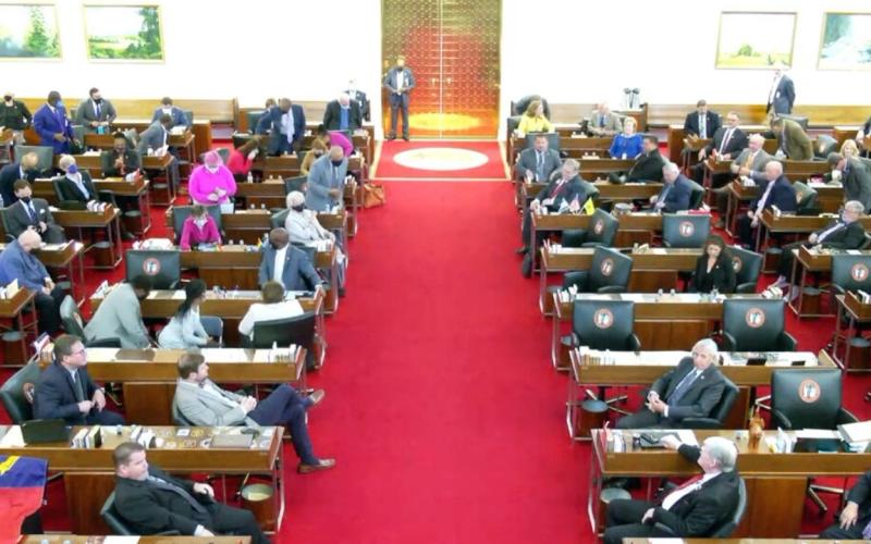 The floor of the N.C. House of Representatives. (Photo from Carolina Journal)