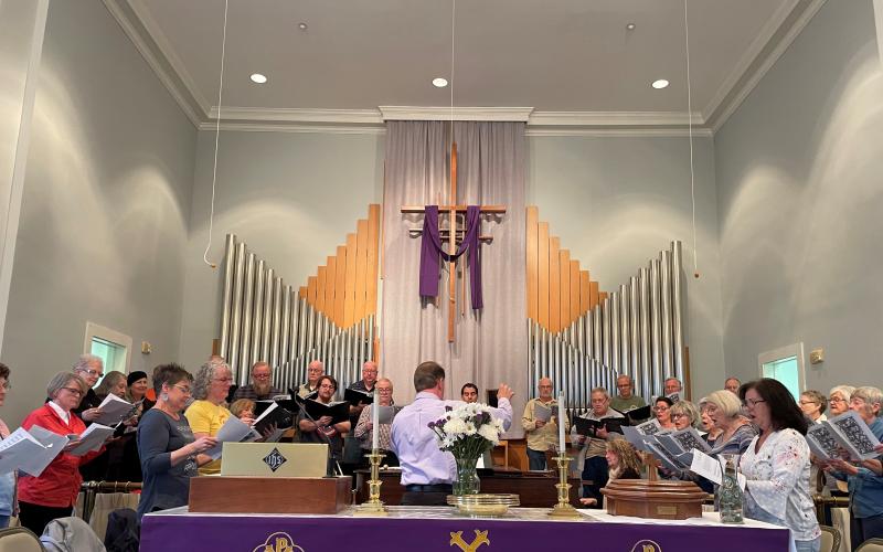 Mountain Community Chorus spring concert will be held at 7 p.m. Friday, April 29 and at 3 p.m. Saturday April 30 at Sharp Memorial United Methodist Church in Young Harris, Ga.