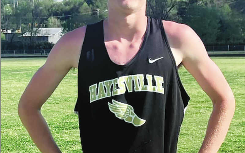 Josh Webb set a school record in the 110 hurdles, 400 meter run, long jump and triple jump.