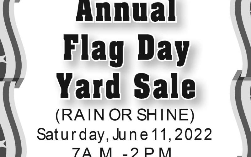 VFW Auxiliary Annual Flag Day Yard Sale