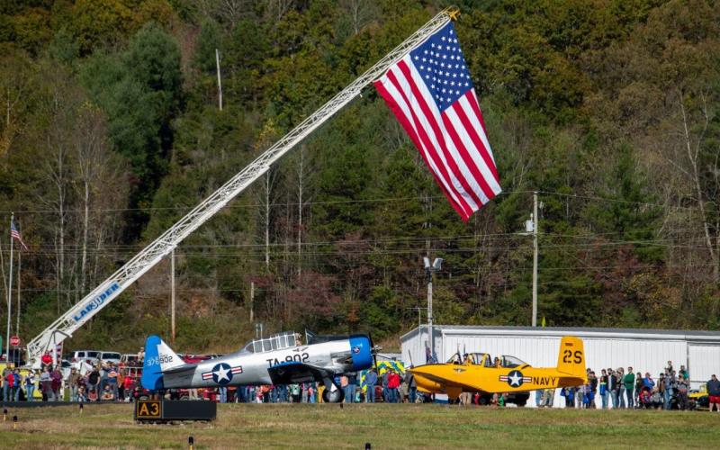 An expected crowd of more than 10,000 will be able to see many static aircraft, an airshow and enjoy a day celebrating veterans from 10 a.m. - 3 p.m. Saturday, Sept. 24 at Western Carolina Regional Airport.