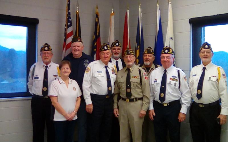 Veteran's Memorial Park Committee members are ,from left, Dwight McClure, Teresa McClure, Sam Davis, Jr., Rondall Brown, Robert Seibert, Bob Bond, Bob Haas, Mitchell Shields and Tommy Hooper.