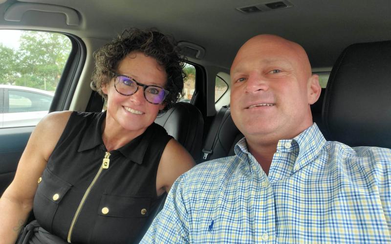 Ricky Johnson and his wife, Julie Johnson, often travel together for his speaking engagements. The couple used to live in WNC but moved closer to Jacksonville, N.C. so he could work with recruits on the base. As a former Marine, working with enlisted men and veterans is important to him. Suicide awareness is part of his personal mission.