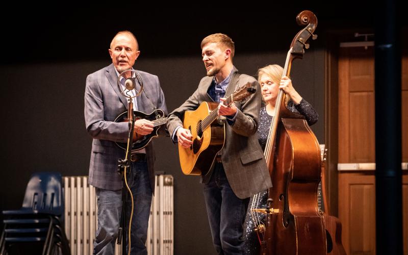 The Barker Brothers, from left, Scott, Jeremy and Angie Barker are scheduled to perform Saturday, June 10 at Brasstown Community Center.