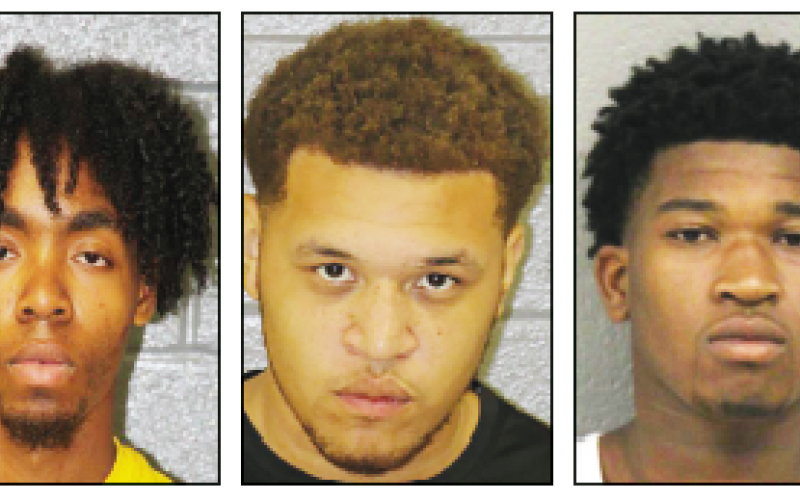 Charlie-Quick Irvin Henderson, Jaylen Issac Hall and Isaac Woodson
