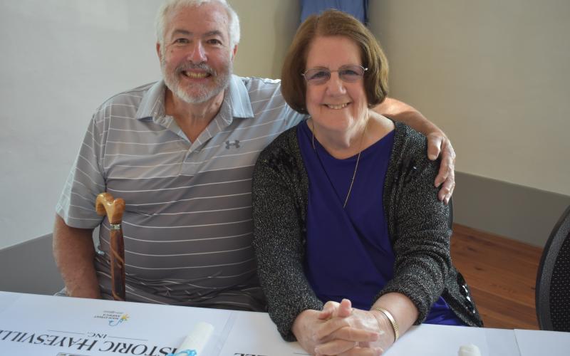Becky Long • Clay County Progress Gary and Deborah Nichols returned from Alabama for the celebration. Deborah wrote the initial STMS application.