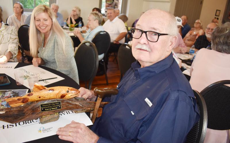 Becky Long • Clay County Progress Larry Davis was honored as volunteer working with HHI, CCCRA and CCHAC partner projects.