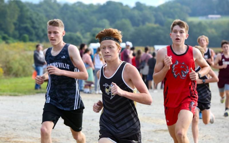 Noah Carter finished in the top 15 at meet in Swain with a time of 21:47.