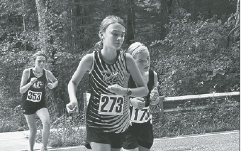 HMS runner Ellie Black makes strides.