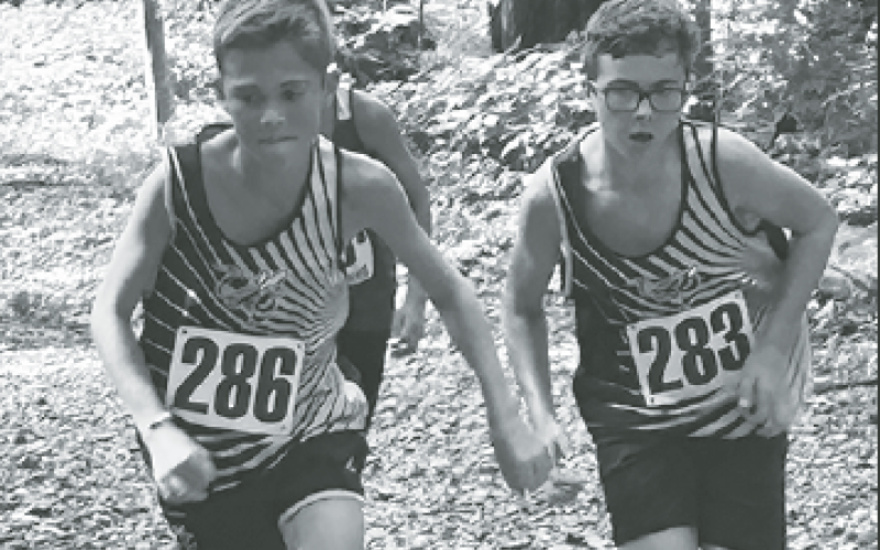 Porter Hood and Eli Cheeks have a strong showing at the HMS meet.