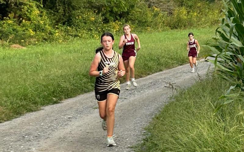 Shelby Scarborough finished with a personal record of 17:06.