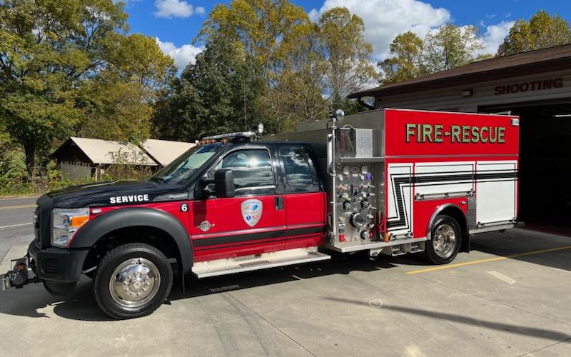 Wildland and rescue vehicle for the east end of Clay County.