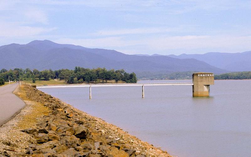 The Tennessee Valley Authority is conducting a safety study at Chatuge Dam which was completed in 1942.
