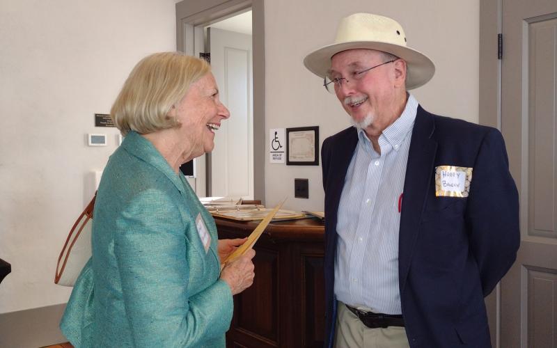 Photo by Tess Thomas Jane Hindsman and Harry Baughn both shared memories with the audience from when CCHAC began 50 years ago