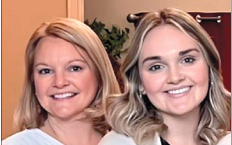 Mother’s Day Look a Like winners, Heather and Maggie Plemmons