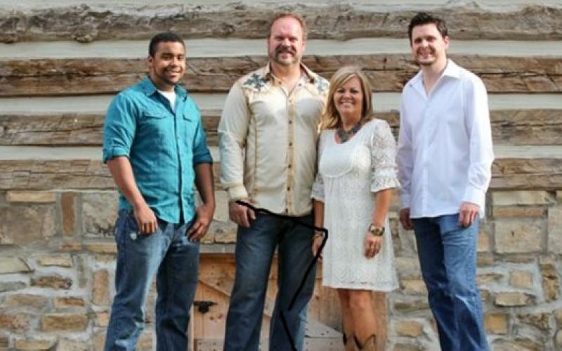 ‘Just Us’ will be performing at the Brasstown Community Center at 7 p.m. on Saturday, Aug. 24 to close out the Summer Concert Series for this year. Band members from left: Blake Atkins, Stacy Wilson, Teresa Wilson and Brent Womac.