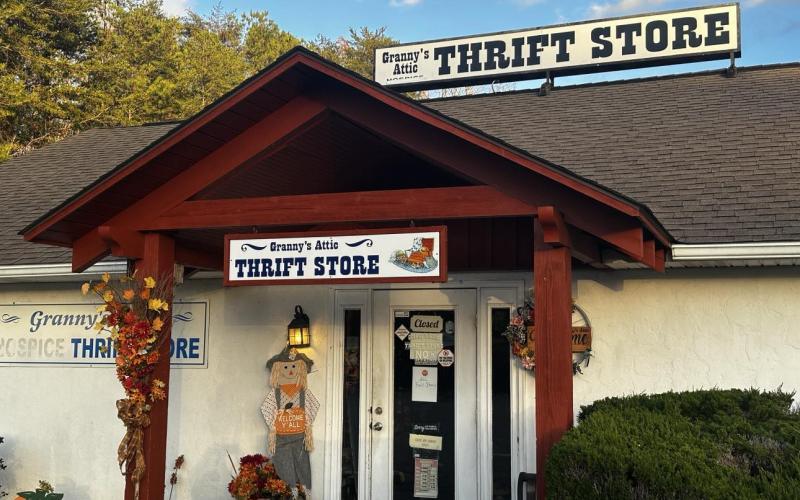 Lorrie Ross • Clay County Progress Granny’s Attic is the oldest thrift store in Clay County. It is beside Subway in Hayesville at 200 Highway 64 West.