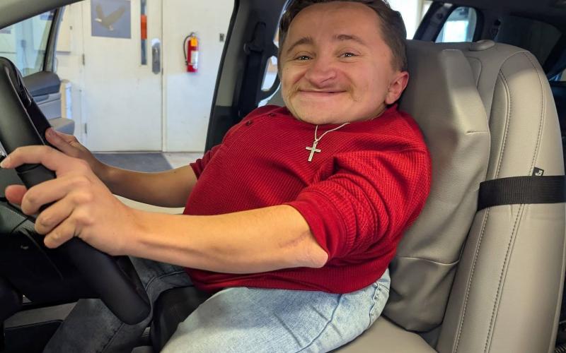 Photo from Tom Mauchly Facebook David Mauchly can drive himself to work in his new fan thanks to his own hard work and the support of residents.