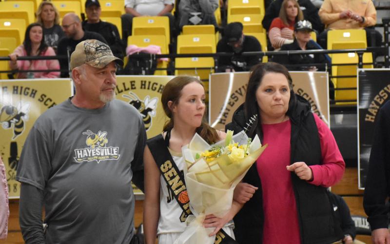 James King, Breanna Abrams and Miranda Canup