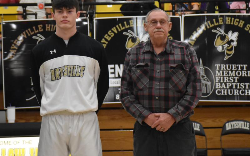 Slade Crouch and his grandfather Roy Stiles
