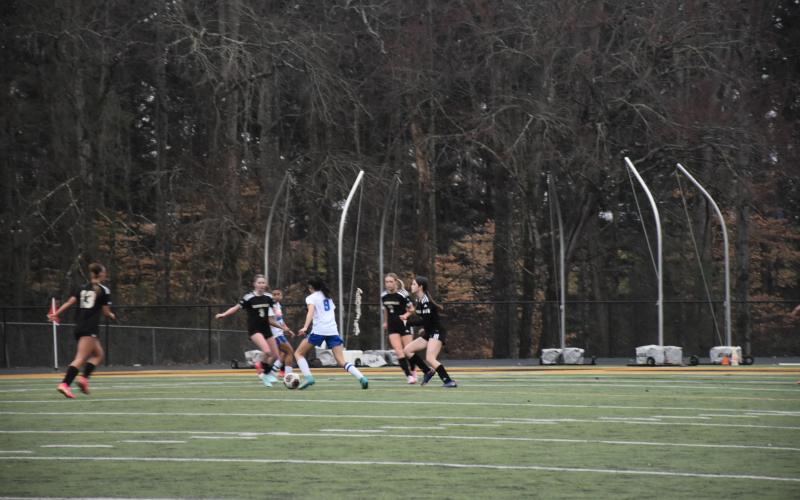 Norashae Patterson • Clay County Progress Hayesville plays good defense.